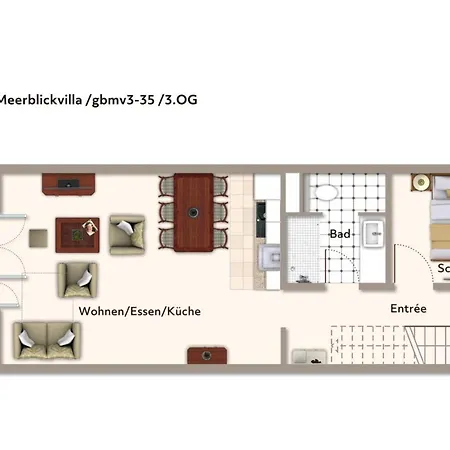 Apartmán Apartmentanlage Meerblickvilla Apartmentanlage Meerblickvilla 3-35